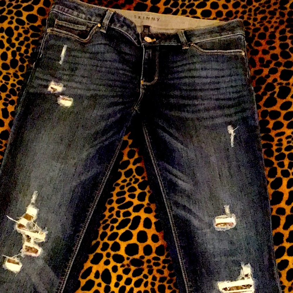 Ripped ,skinny jeans